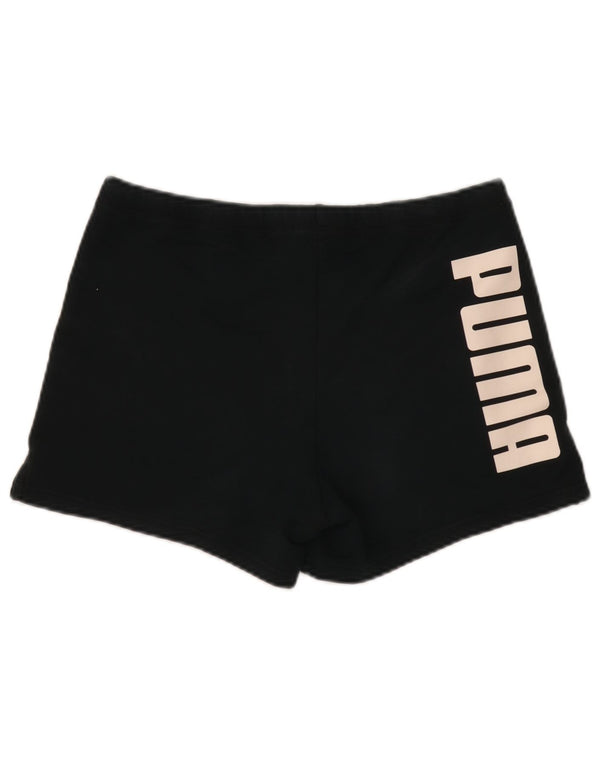 Pantaloncini sportivi grafici da donna Puma UK 8 piccoli neri