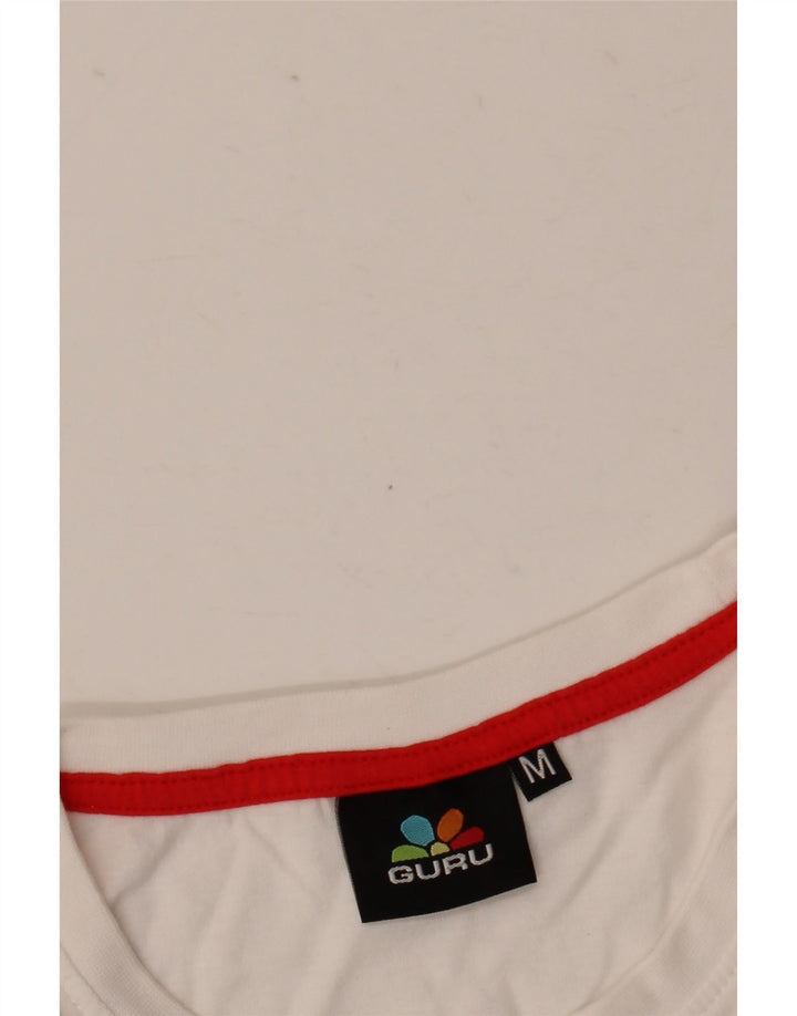 Canotta grafica da uomo Guru, colore bianco medio