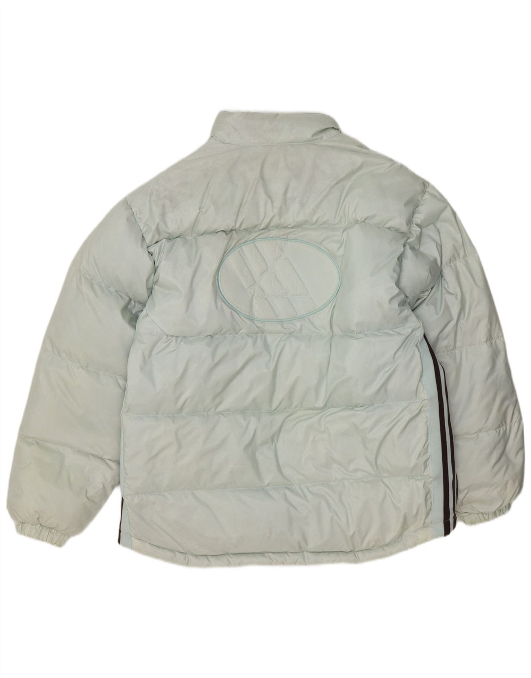 Giacca imbottita grafica da uomo Adidas UK 40 grande poliestere blu