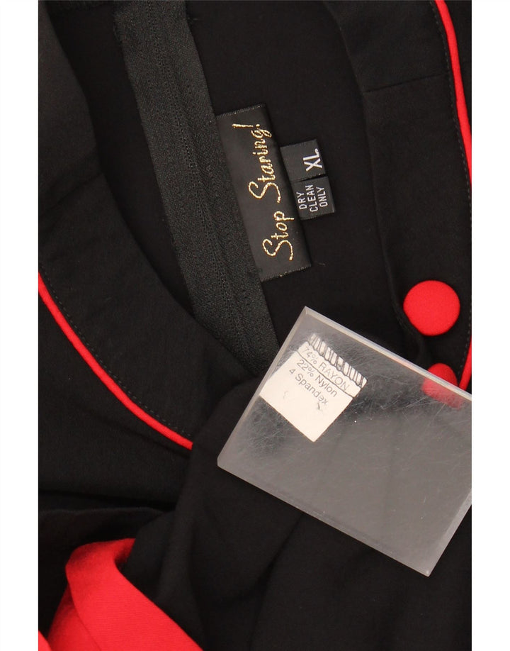 Abito tubino da donna Stop Staring UK 18 XL Rayon nero