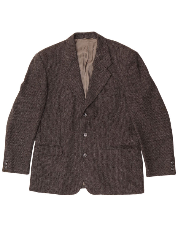 Giacca Blazer da Uomo a 3 Bottoni Stefanel IT 52 XL Lana Grigia