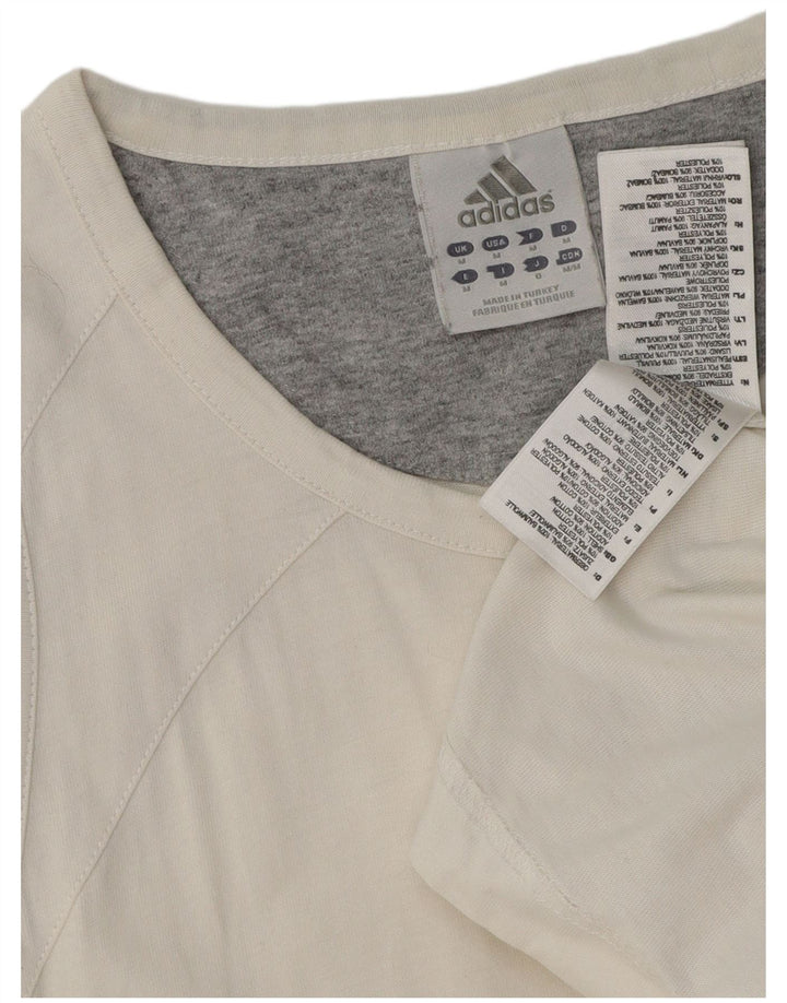 Canotta Adidas da uomo in cotone bianco medio