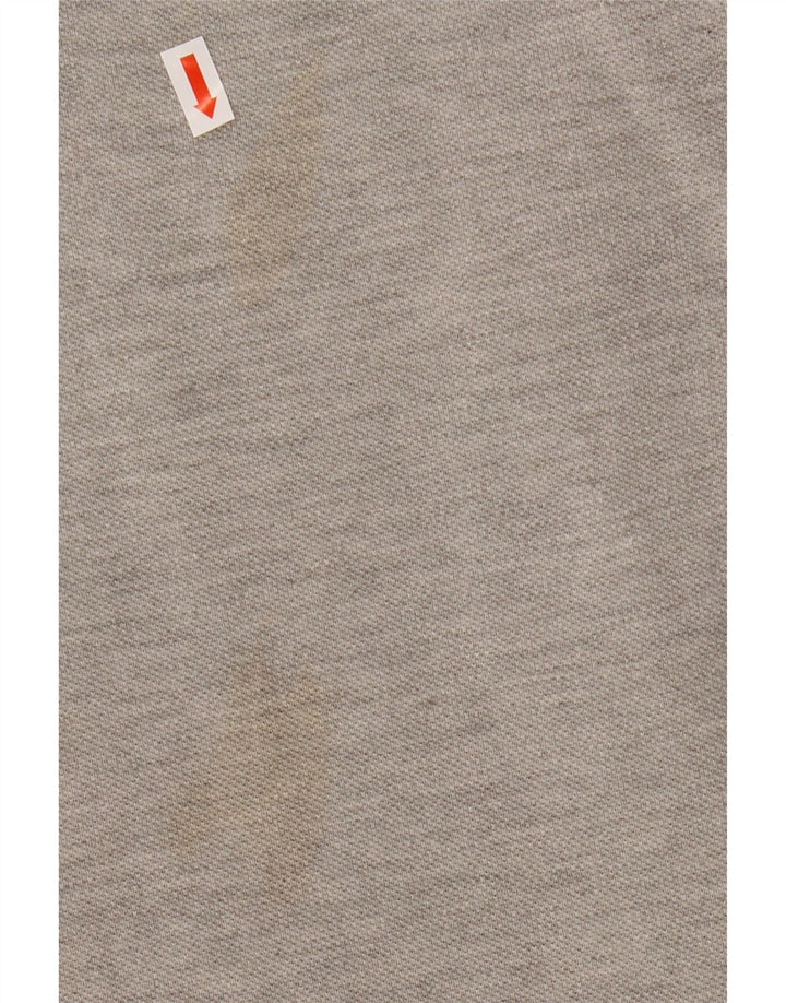 Polo Nike Uomo UK 44/46 Large Grigio Cotone