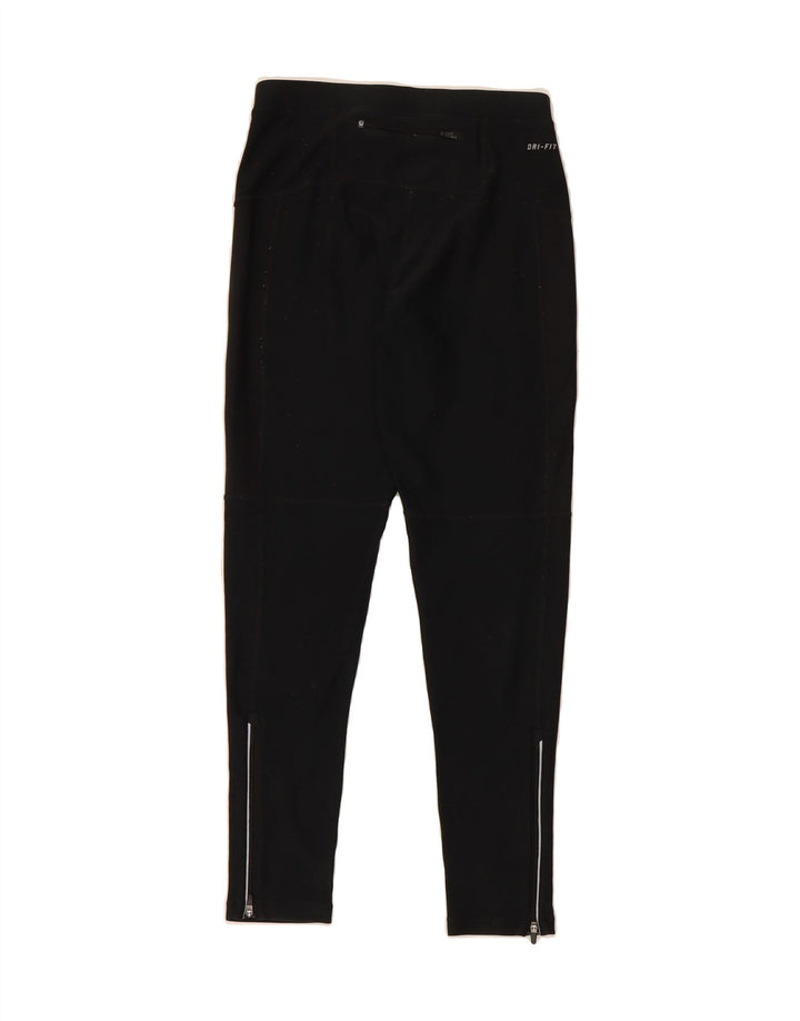 NIKE Womens Dri Fit Tracksuit Trousers UK 8 Small  Black Polyester Vintage Nike and Second-Hand Nike from Messina Hembry 