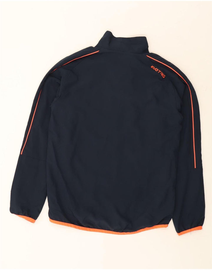 Giacca da ginnastica da uomo PUMA piccola in poliestere blu navy