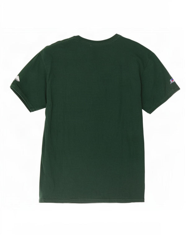 T-shirt grafica da uomo Champion Top in cotone verde medio