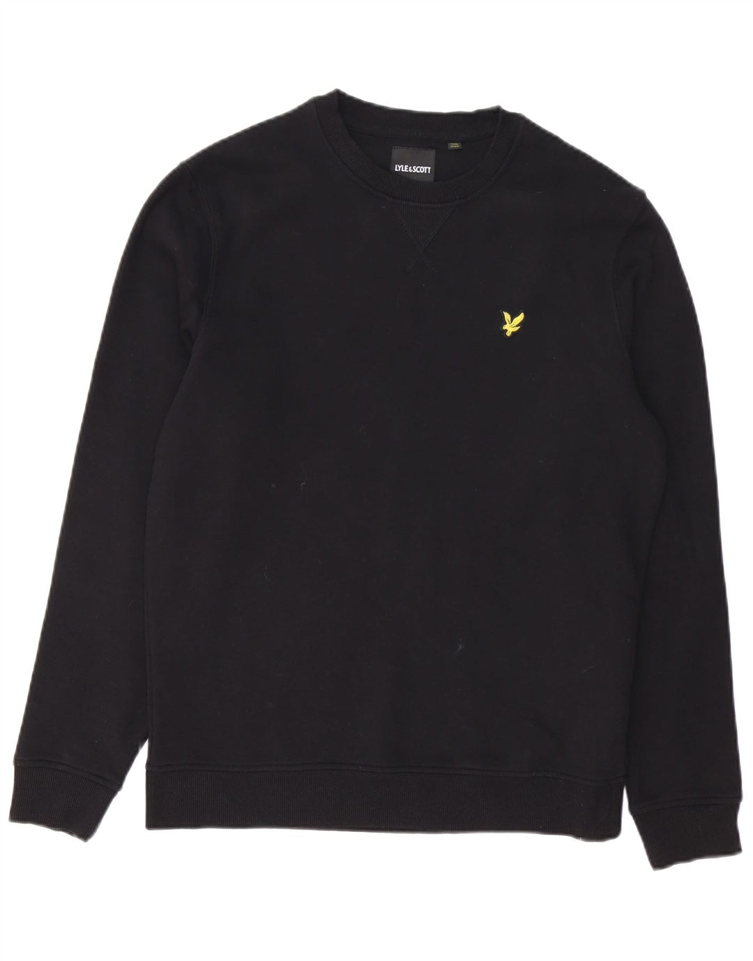 Felpa da uomo LYLE & SCOTT in cotone nero medio