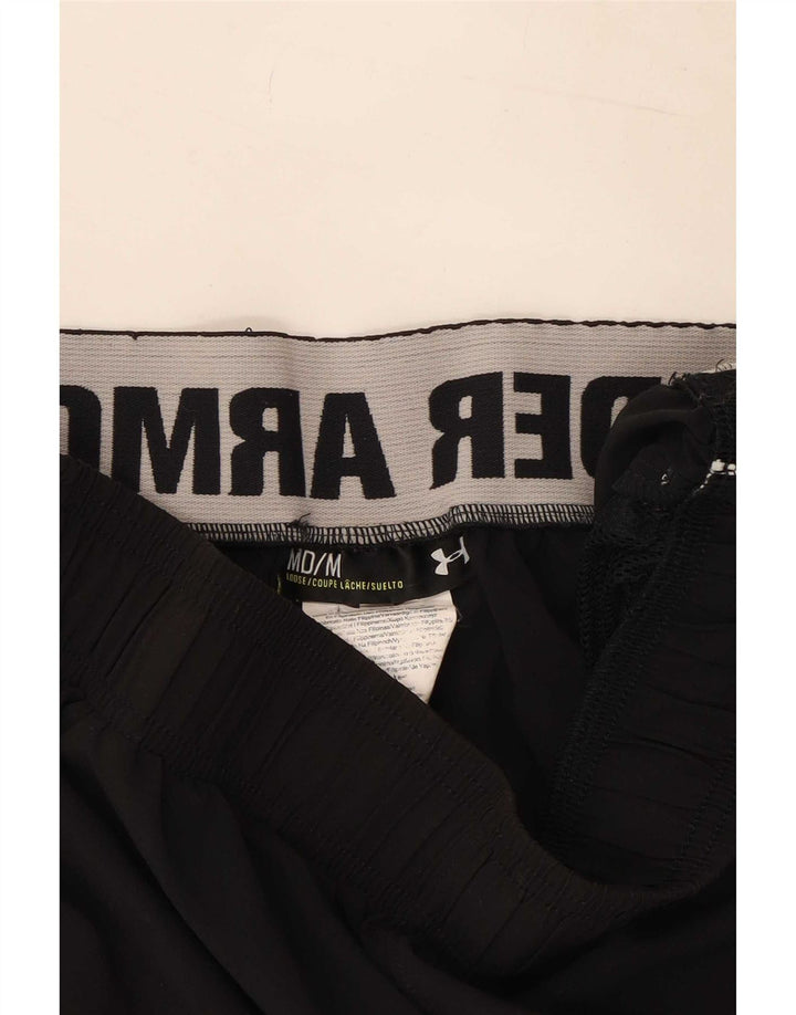 Pantaloncini sportivi grafici da uomo Under Armour medio nero