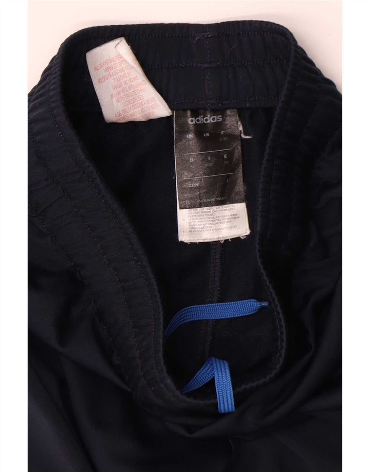 Pantaloni da tuta da ragazzo Adidas Joggers 8-9 anni in poliestere blu navy