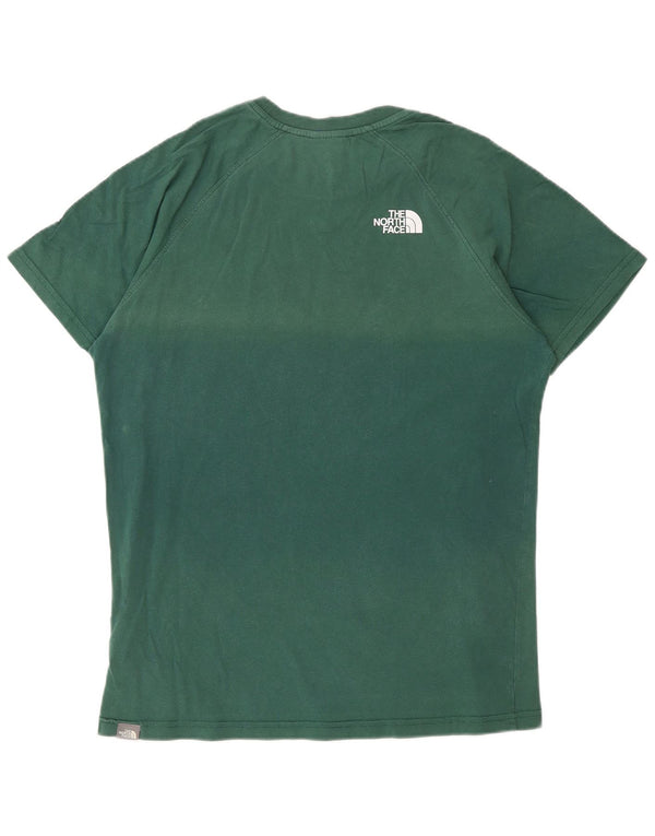 THE NORTH FACE T-shirt grafica da uomo Top in cotone verde medio