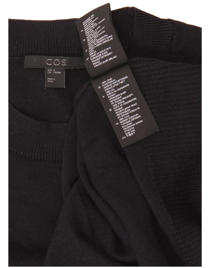 Abito maglione da donna Cos UK 14 Lana blu navy medio