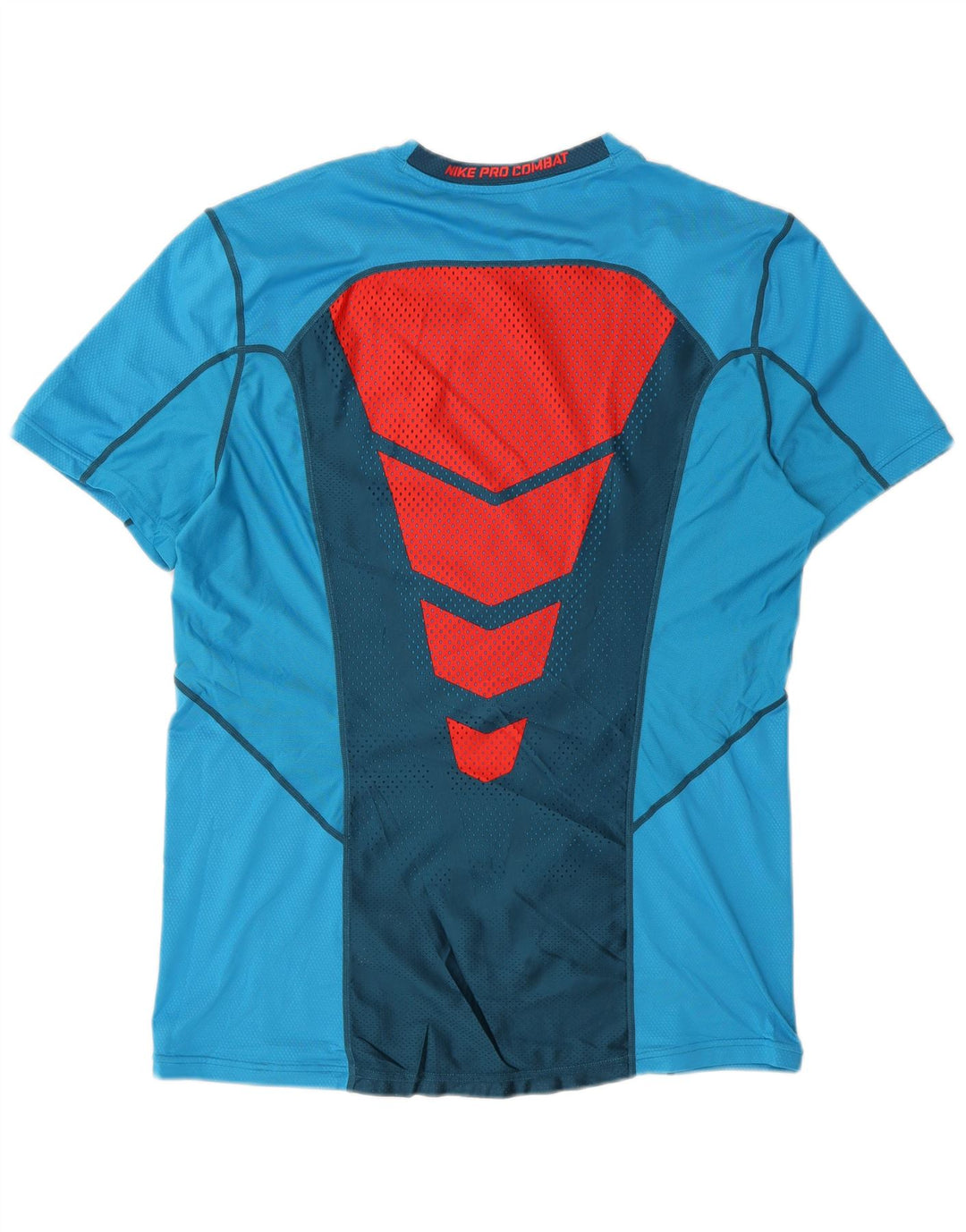 T-shirt Nike Dri Fit da uomo, grande, in poliestere color block blu