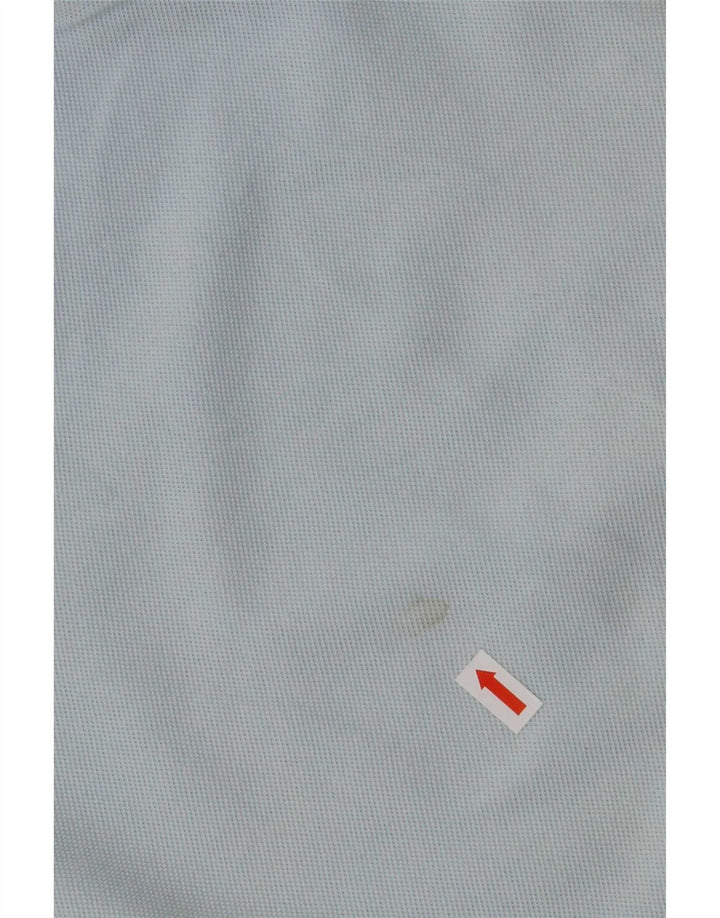 Polo da uomo Lyle & Scott in cotone a righe blu medio