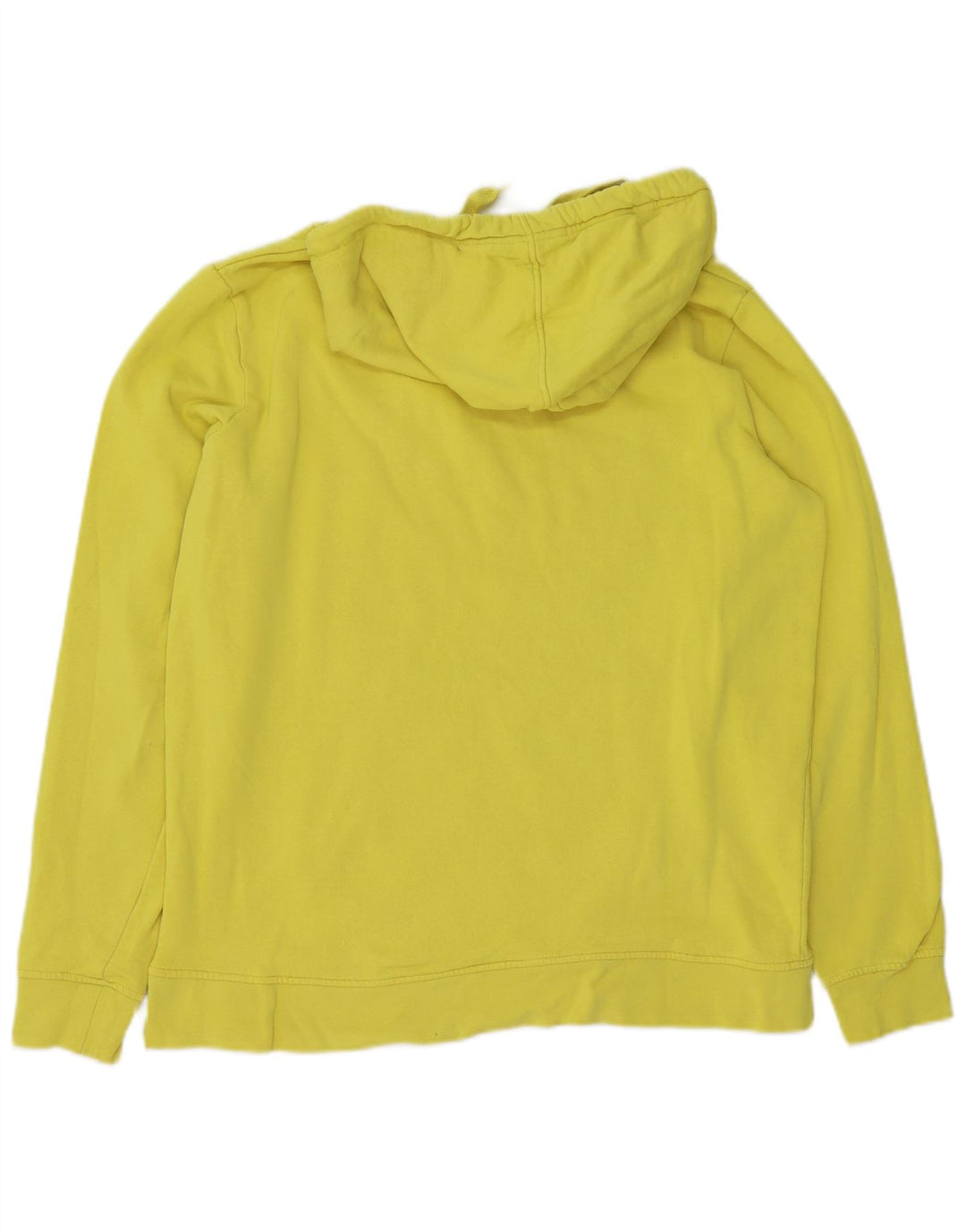 Maglione con cappuccio grafico da uomo KAPPA in cotone giallo medio