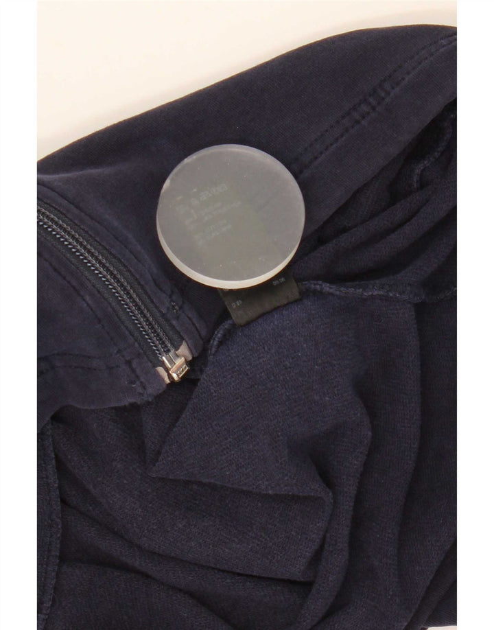 Giacca da ginnastica da donna Marks & Spencer UK 14 Large in cotone blu navy