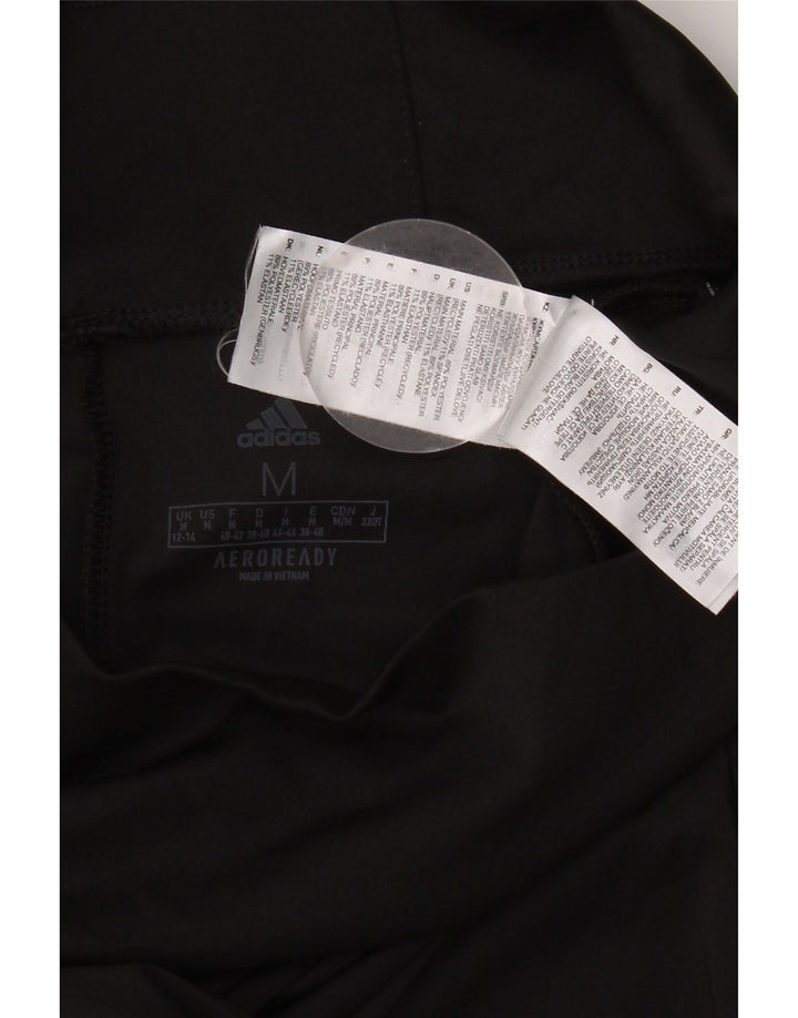 Leggings ADIDAS Aeroready da donna UK 12/14 Poliestere nero medio