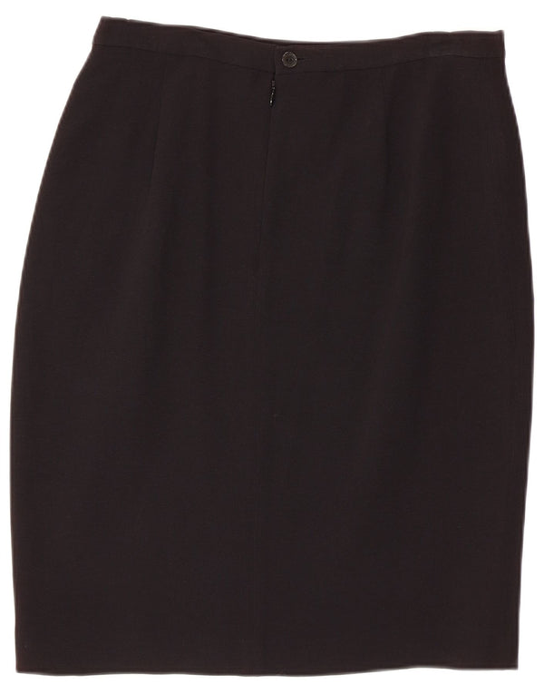 Gonna a tubino a vita alta da donna Zara EU 42 Large W30 Rayon nero