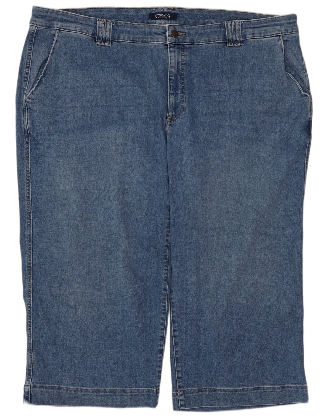 Jeans Capri da donna Chaps US 22 3XL W44 L21 Cotone blu