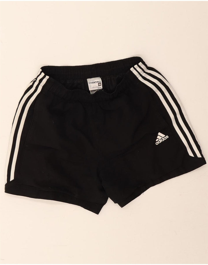 Pantaloncini sportivi Adidas Climalite da uomo piccoli in poliestere nero