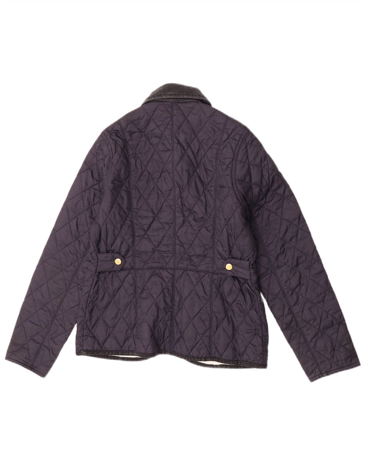 Giacca trapuntata per ragazze Barbour 10-11 anni grande in poliammide blu navy