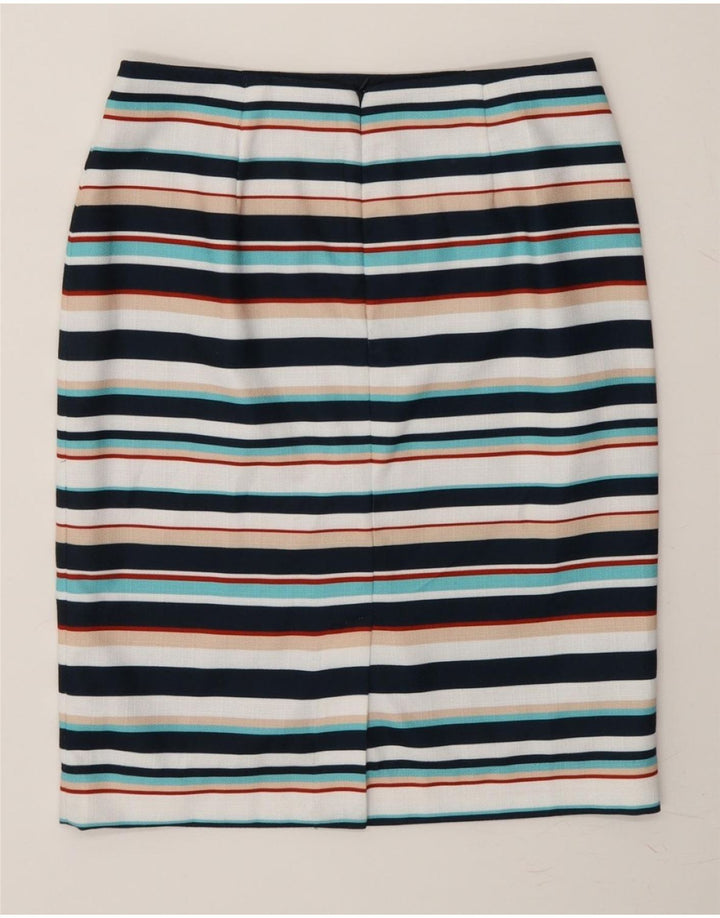 EASTEX Womens Pencil Skirt UK 12 Medium W30  Multicoloured Striped Vintage Eastex and Second-Hand Eastex from Messina Hembry 