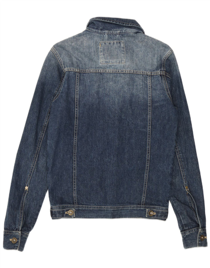 Giacca di jeans da uomo Wrangler UK 36 piccola in cotone blu navy