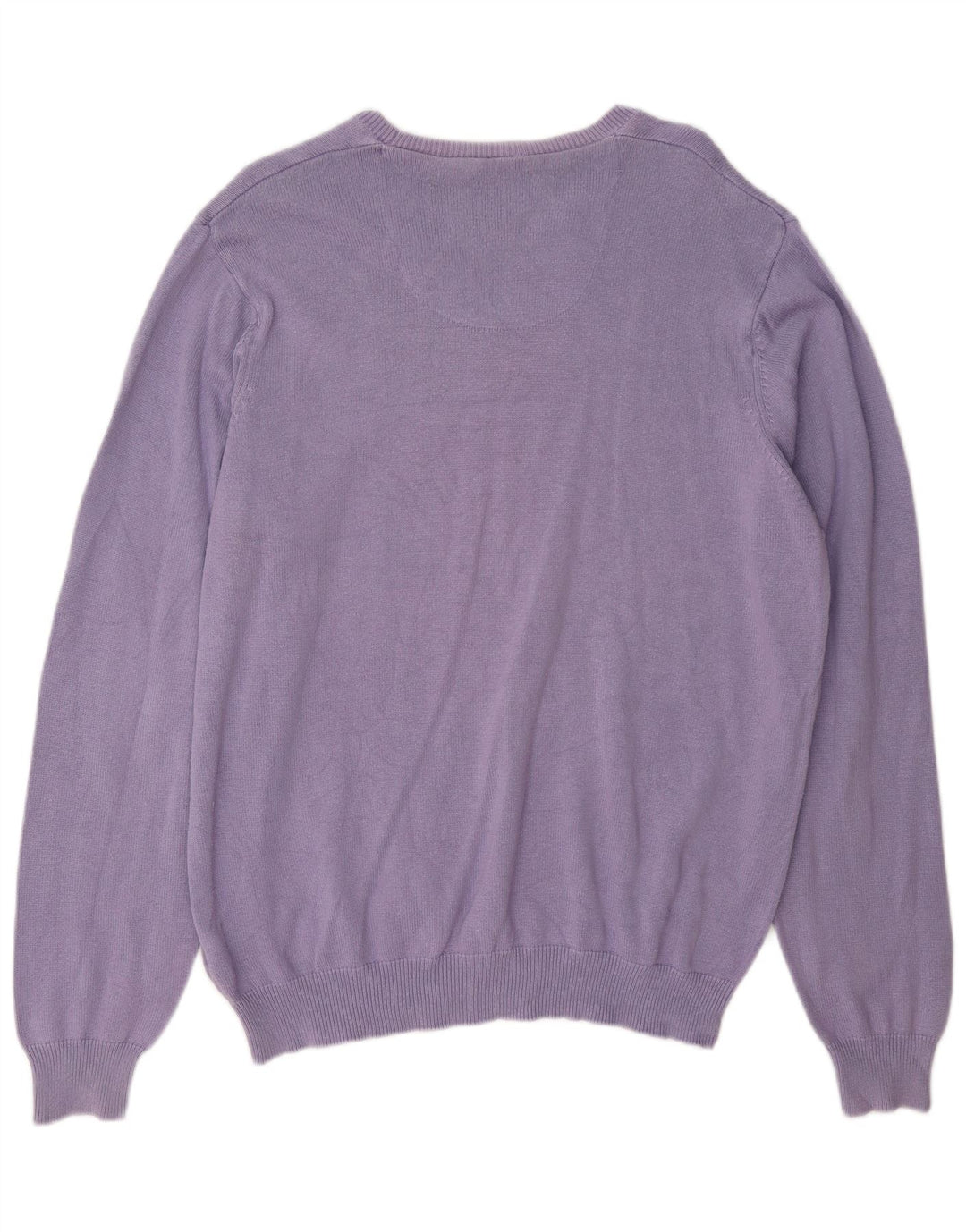 Marks & Spencer maglione da uomo con scollo a barca blu Harbour grande viola