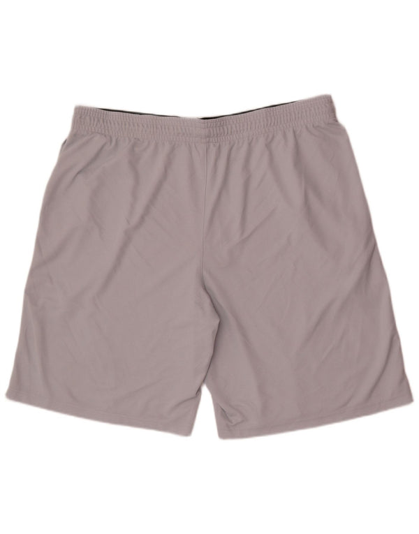 Pantaloncini sportivi grafici da uomo Under Armour 2XL poliestere grigio