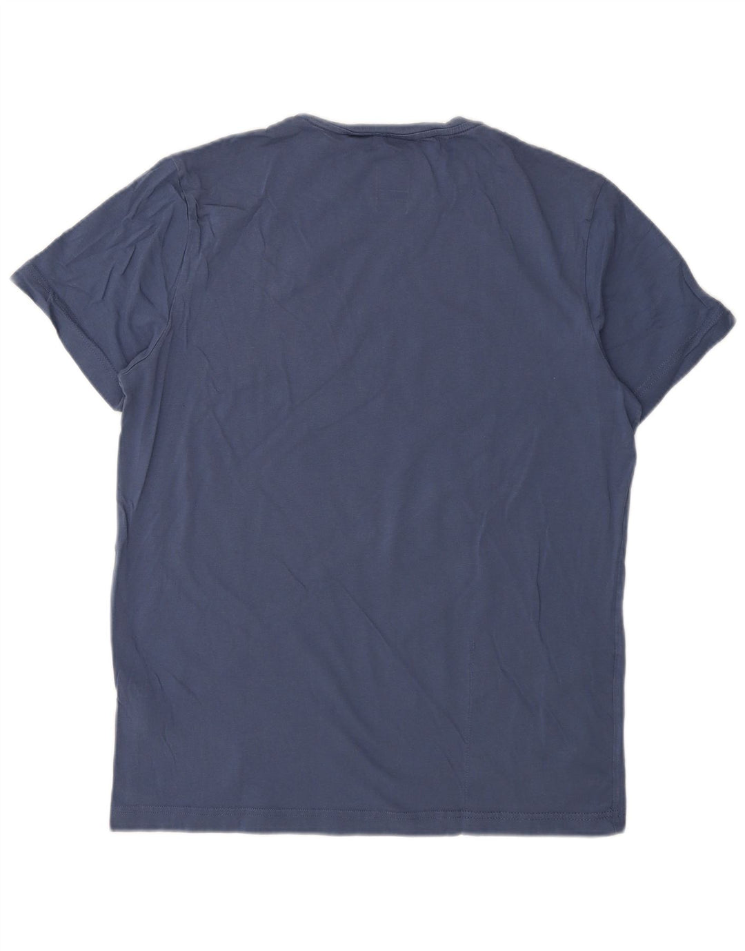 K-WAY Mens T-Shirt Top Large Navy Blue Cotton