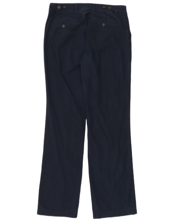 RALPH LAUREN Pantaloni chino dritti da uomo US 6 Medium W32 L34 Blu Navy