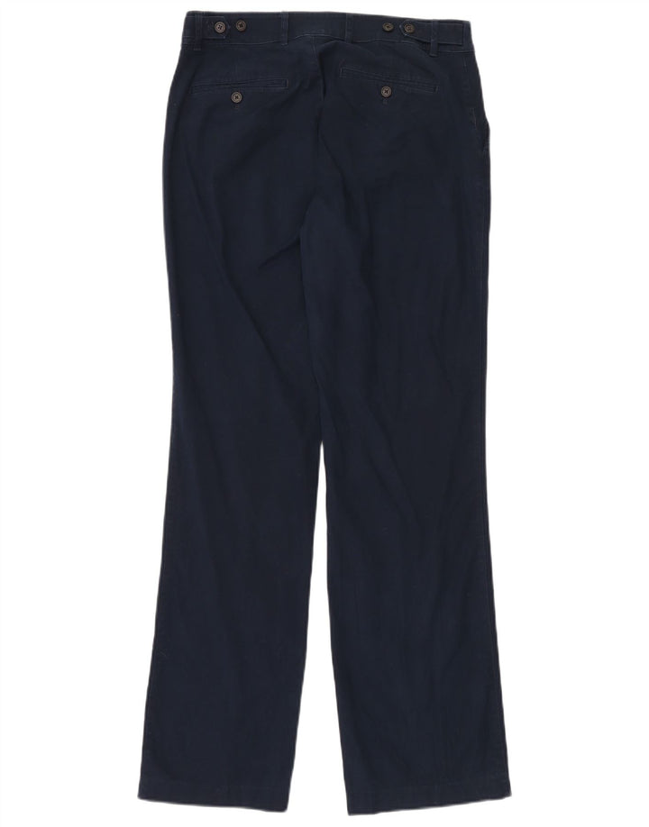 RALPH LAUREN Pantaloni chino dritti da uomo US 6 Medium W32 L34 Blu Navy