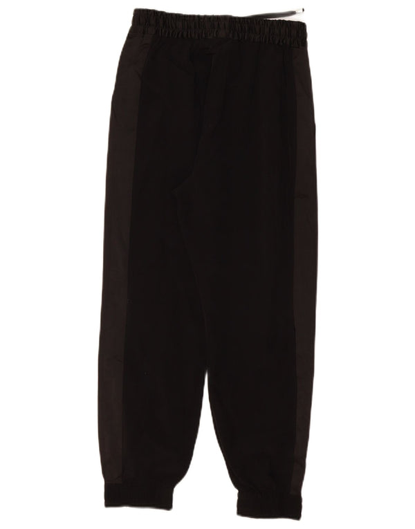 Pantaloni da jogging da donna larghi Topshop UK 4 XS W24 L24 poliestere nero