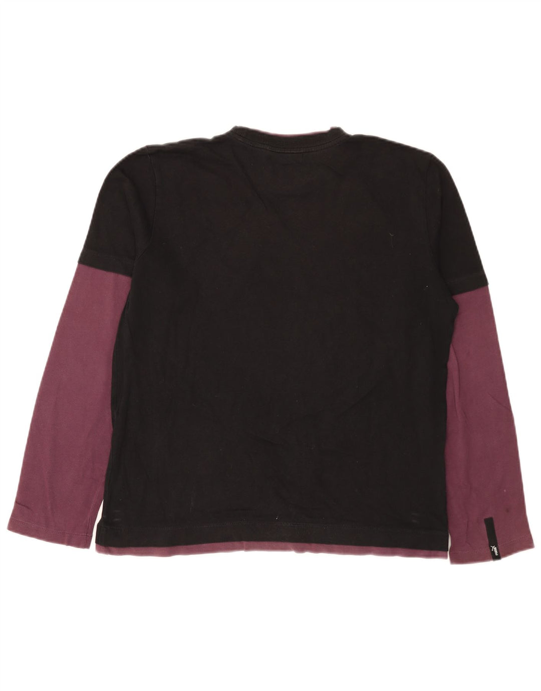 Maglia Puma da uomo a maniche lunghe, colore nero medio, color block