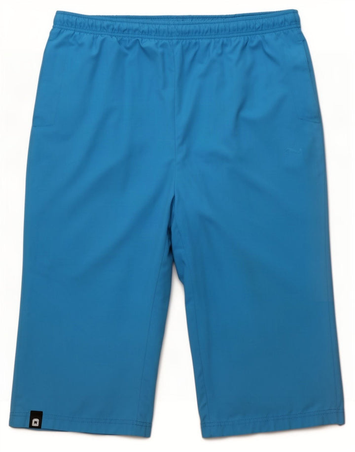 Pantaloncini sportivi da uomo Puma Graphic Bermuda grandi blu