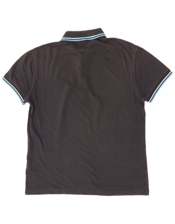 Polo Fred Perry da uomo leggera ed elasticizzata in cotone a righe nere medie