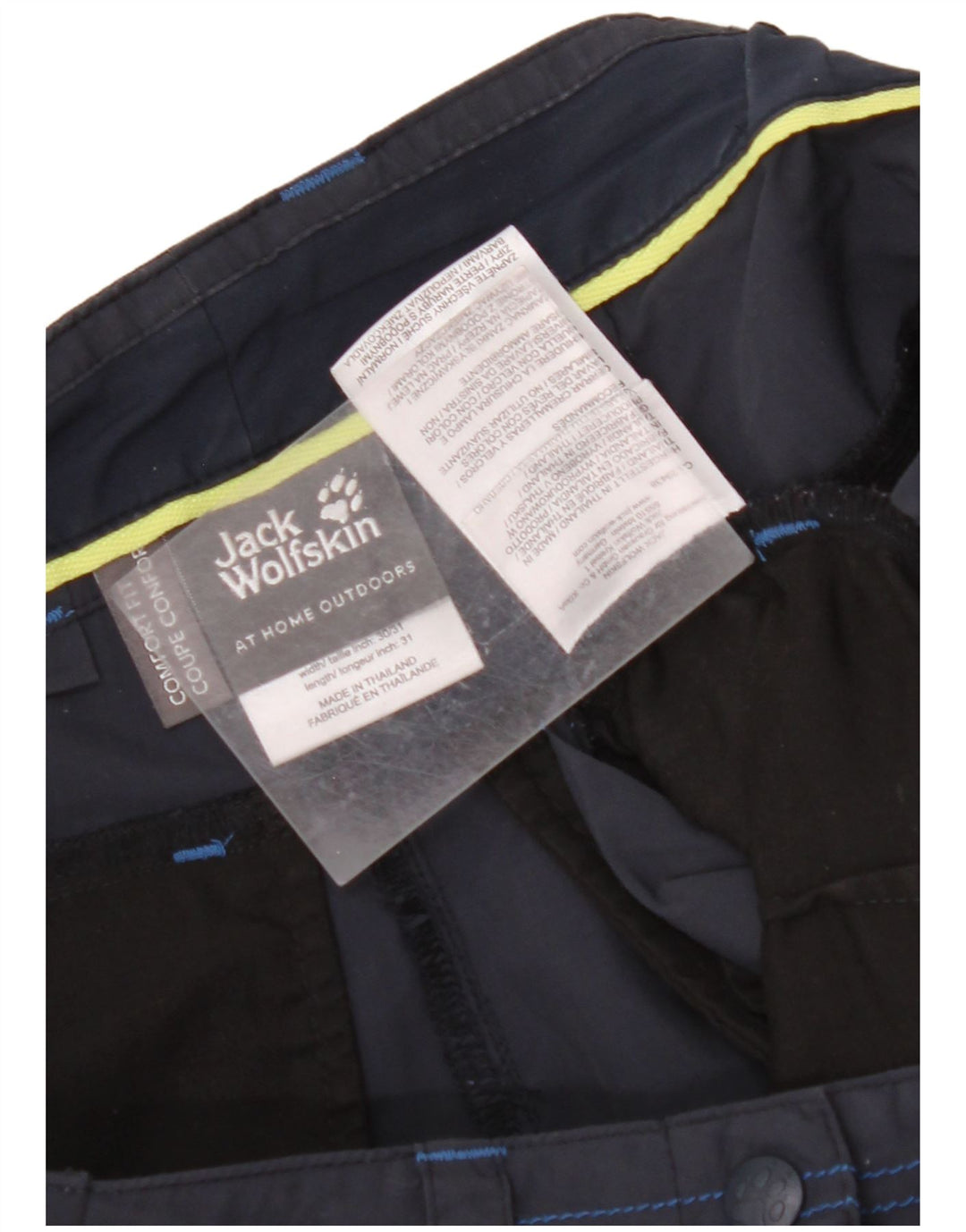 JACK WOLFSKIN Pantaloncini cargo da donna comfort fit W30 medio blu navy