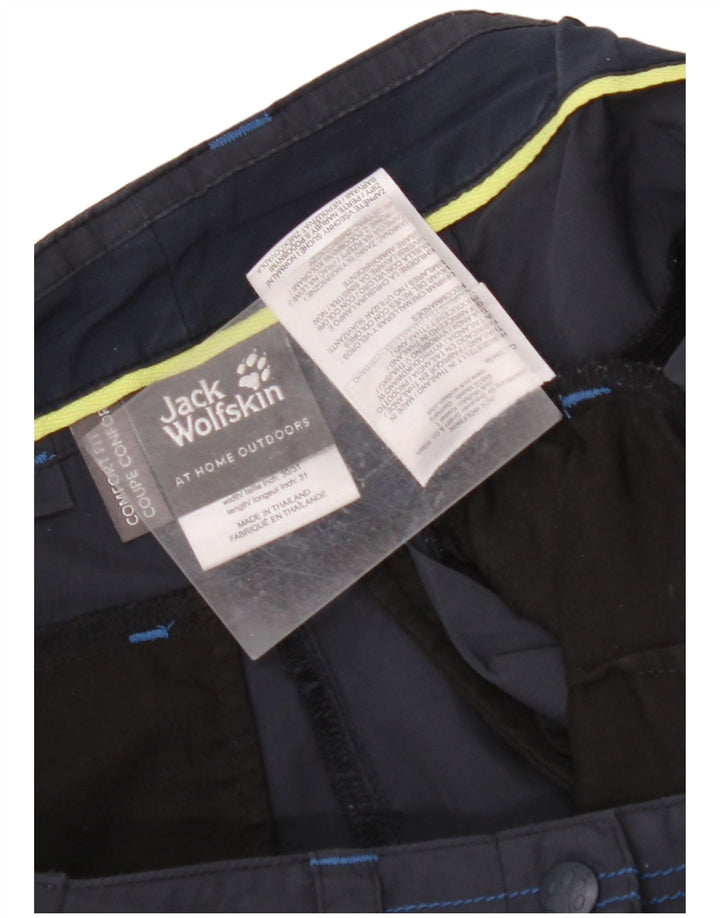 JACK WOLFSKIN Pantaloncini cargo da donna comfort fit W30 medio blu navy