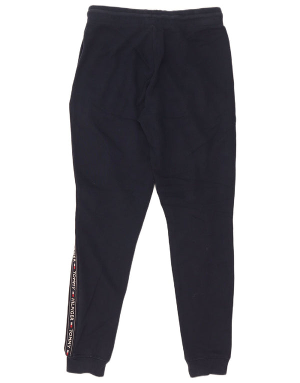 Tommy Hilfiger Uomo Pantaloni da tuta con grafica Joggers Small Blu Navy