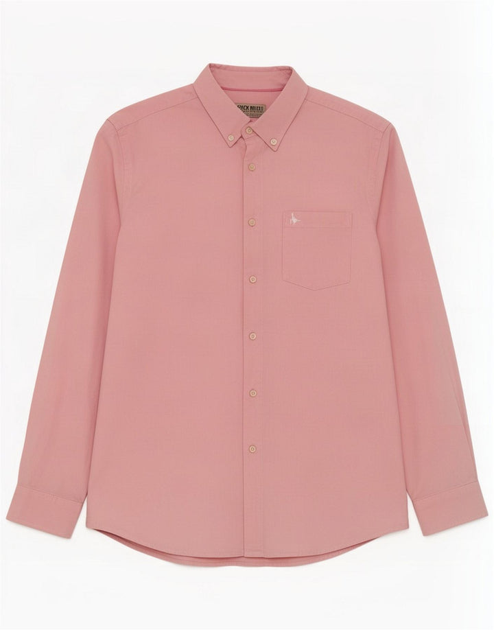 Camicia da uomo Jack Wills cotone rosa medio