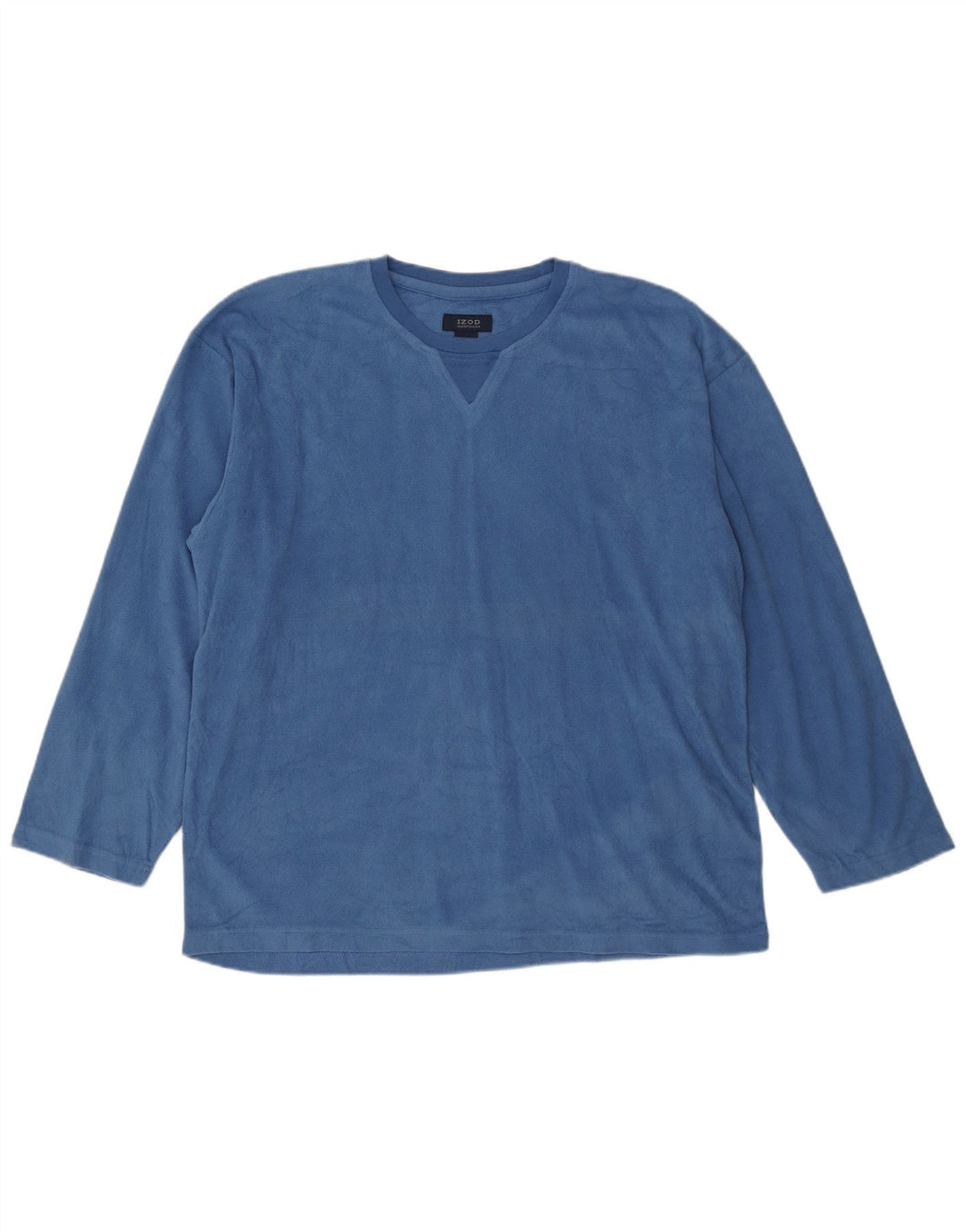 Maglione in pile da uomo Izod blu medio in poliestere