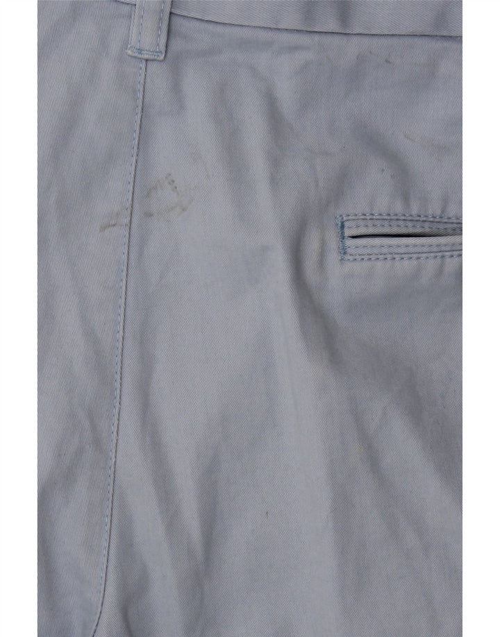 MARKS & SPENCER Pantaloncini chino da uomo blu Harbour W36 grande cotone blu