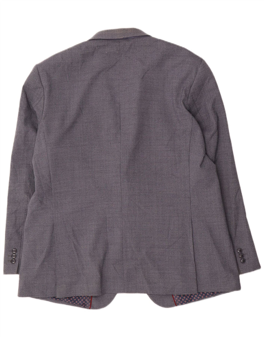 Giacca blazer da uomo Marks & Spencer vestibilità regolare a 2 bottoni UK 46 XL Blu navy