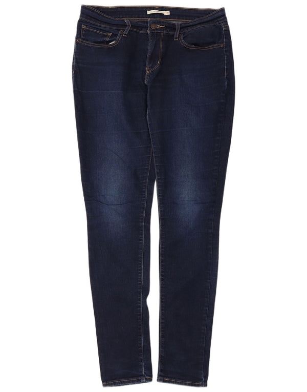 Jeans skinny Levi's da donna 711 W31 L31 cotone blu navy