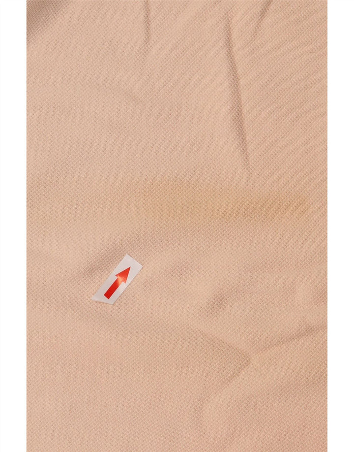 Polo da uomo Lacoste grande in cotone arancione