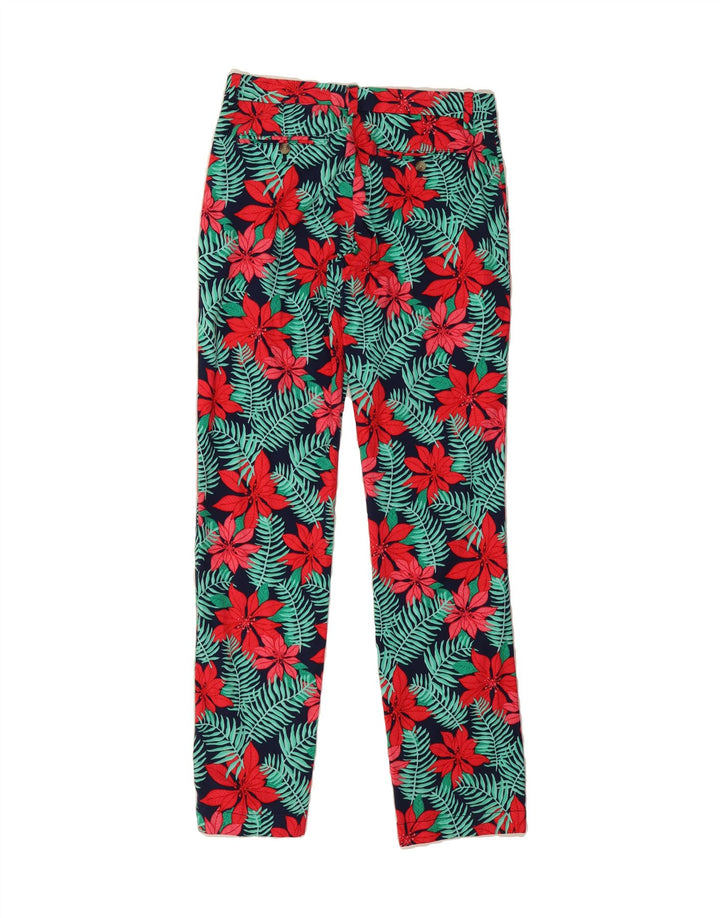 VINEYARD VINES Womens Casual Trousers W30 L34 Multicoloured Floral Vintage Vineyard Vines and Second-Hand Vineyard Vines from Messina Hembry 
