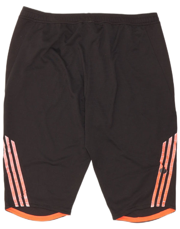 Pantaloncini sportivi Adidas Predator da uomo XL in poliestere color block nero