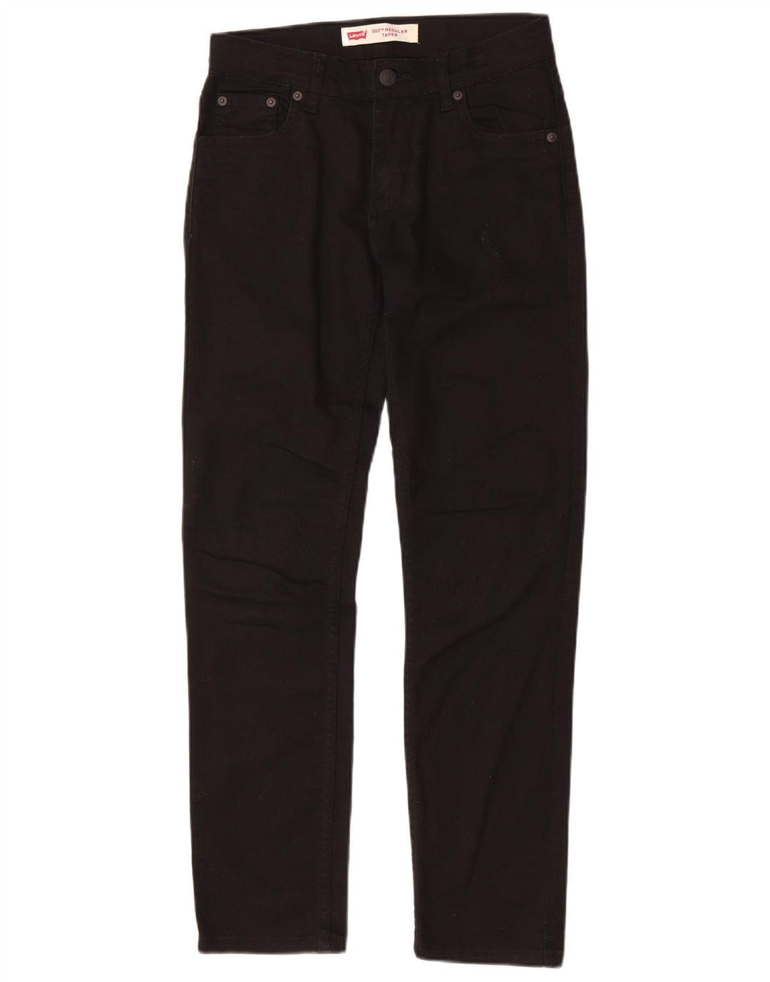Levi's Ragazzi 502 Jeans affusolati regolari 11-12 anni W28 L29 Neri