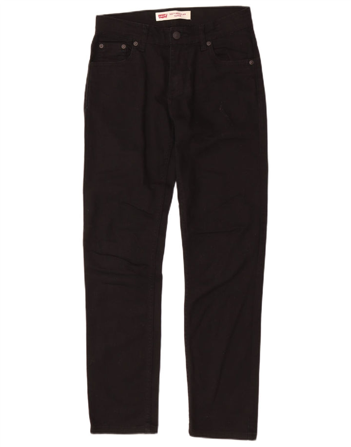 Levi's Ragazzi 502 Jeans affusolati regolari 11-12 anni W28 L29 Neri