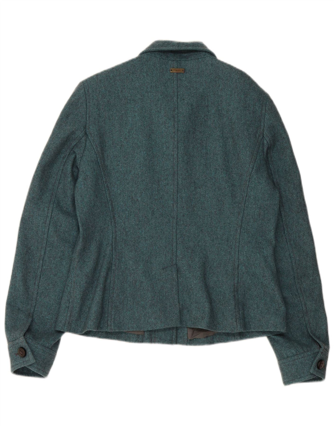 Giacca utilitaria da donna Marlboro Classics UK 12 lana blu medio