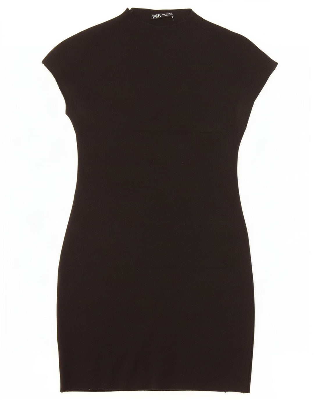 Abito aderente da donna Zara UK 12 viscosa nera media